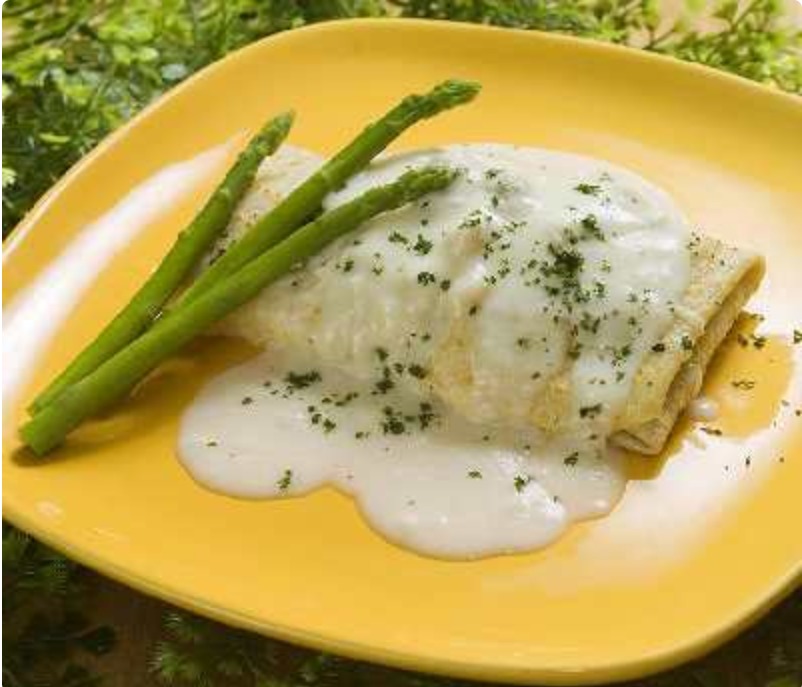 Pollo a la salsa de yogur